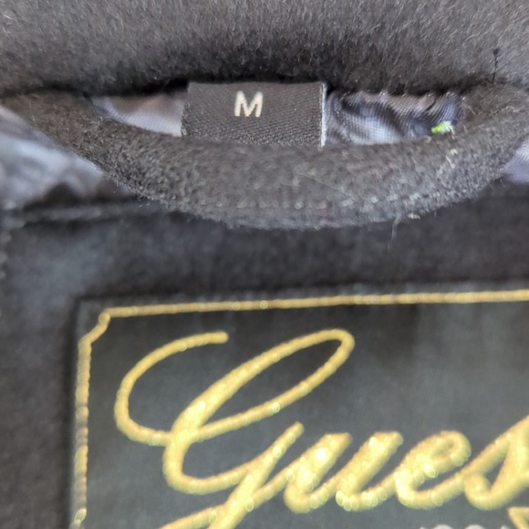 Guess Women’s Black Wool Blend Belted Coat - Picture 8 of 16